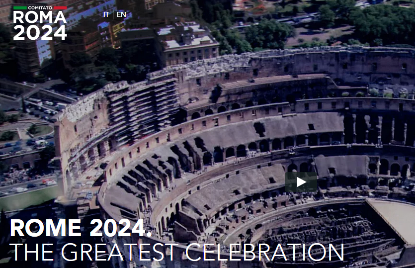 Rome 2024 unveil bid website as Games capitalising on iconic landmarks